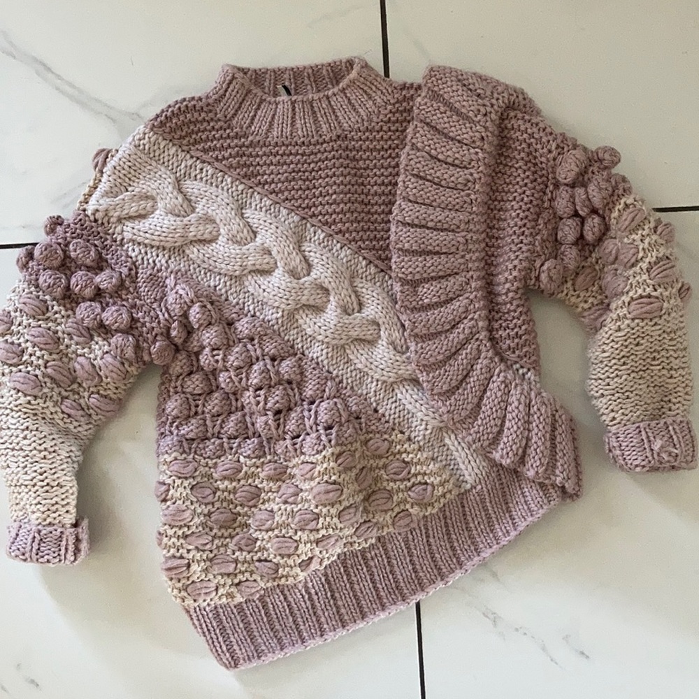 Topshop chunky cable knit